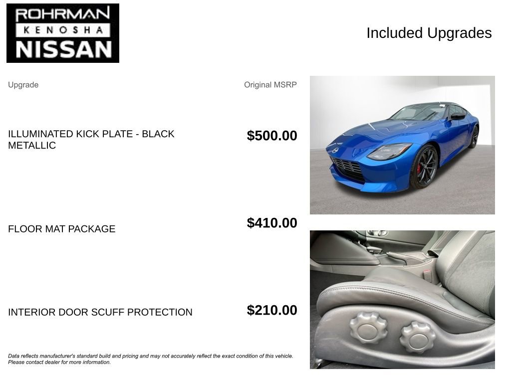 New 2024 Nissan Z Performance w/ Floor Mat Package image 4