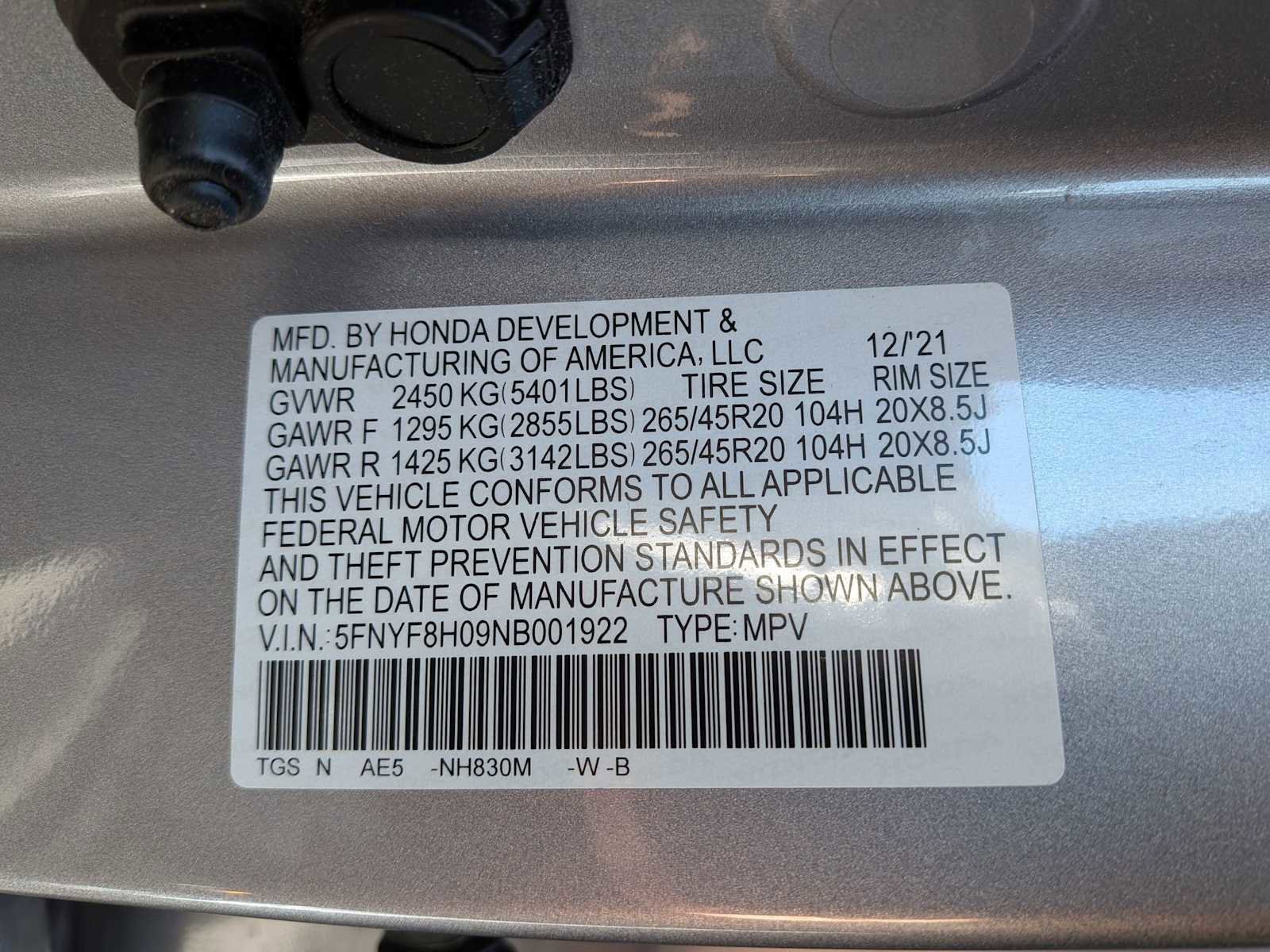 Certified 2022 Honda Passport Elite image 36