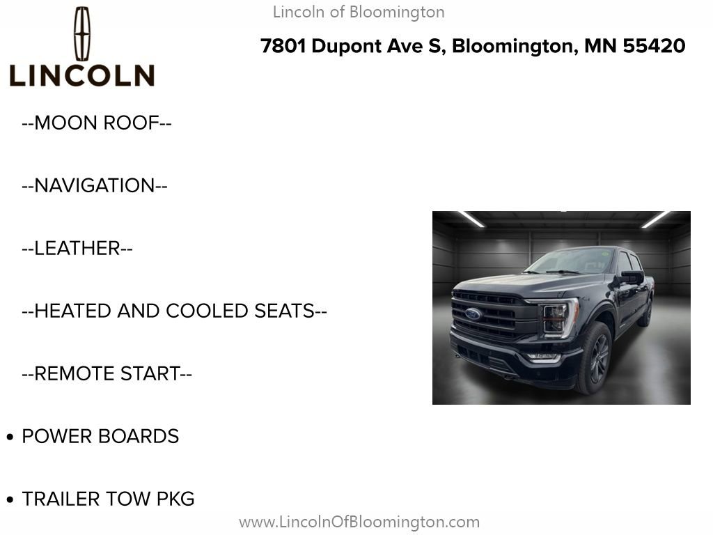 Used 2023 Ford F150 Lariat w/ Equipment Group 502A High image 5