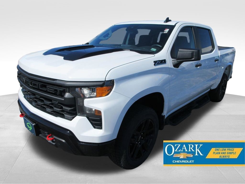 Certified 2024 Chevrolet Silverado 1500 Custom Trail Boss w/ LPO, Dark Essentials Package image 1