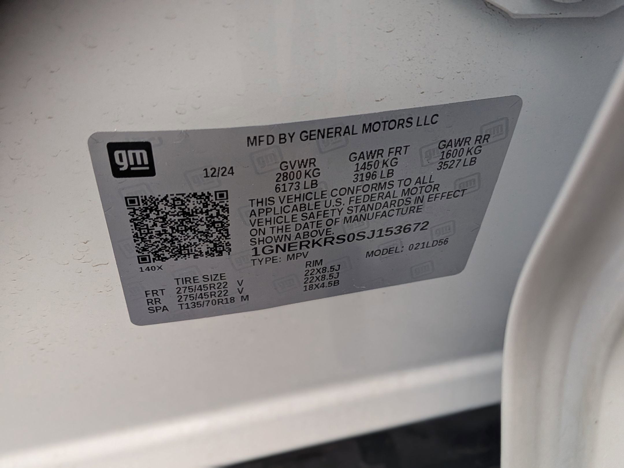Certified 2025 Chevrolet Traverse High Country w/ LPO, Floor Liner Package FWD image 38