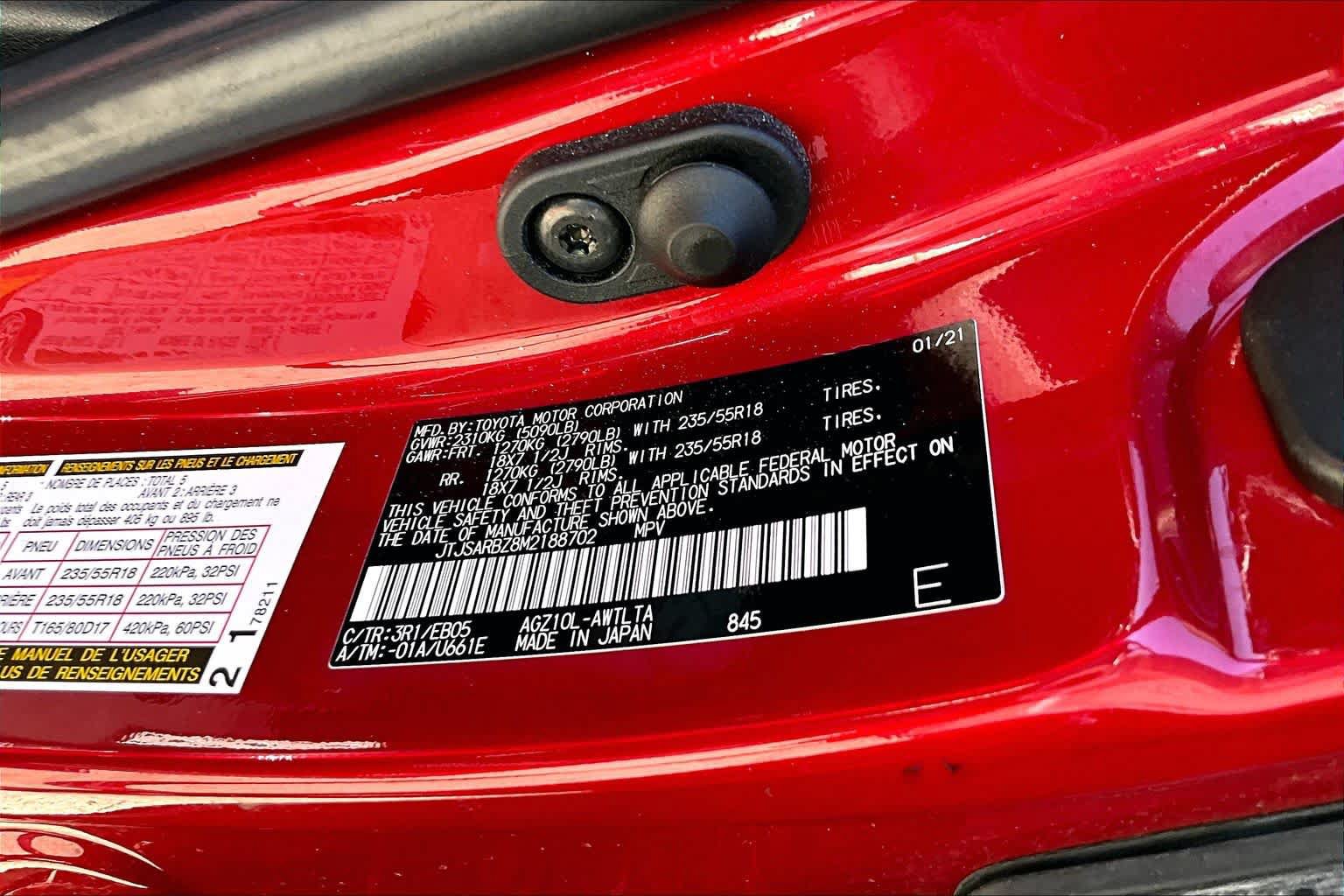 Used 2021 Lexus NX 300 F Sport w/ F Sport Premium Package FWD image 35