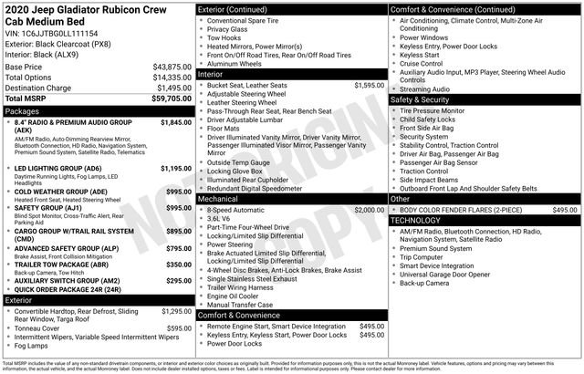 Used 2020 Jeep Gladiator Rubicon image 34