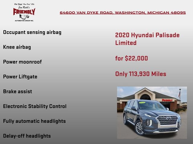 Used 2020 Hyundai Palisade Limited AWD/4WD image 25
