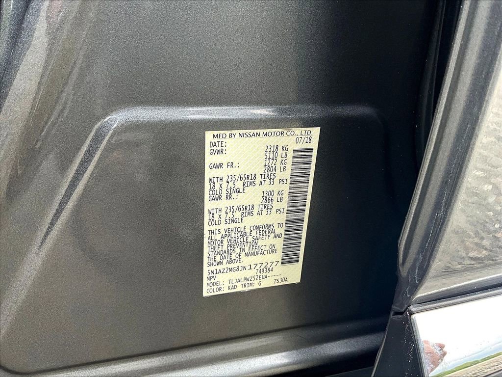 Used 2018 Nissan Murano S w/ Cargo Package image 31