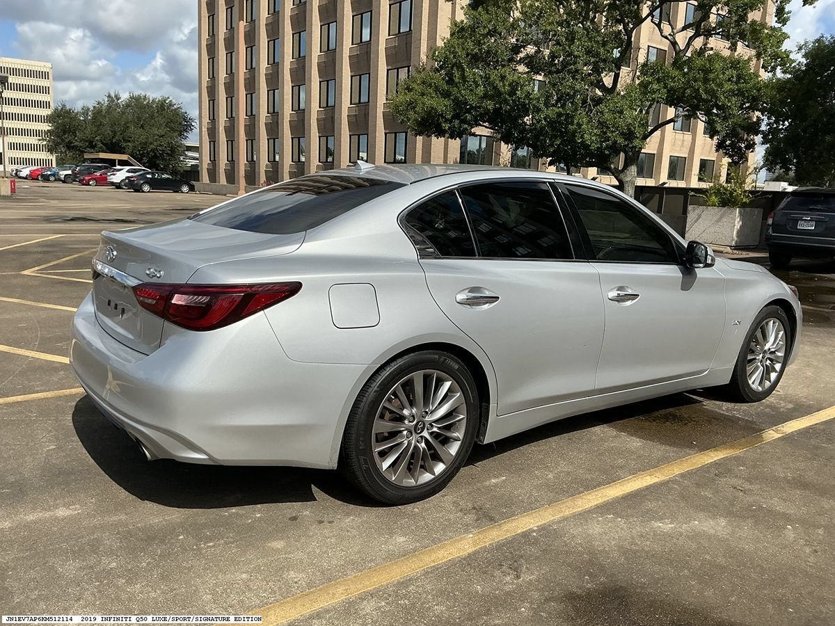 Used 2019 INFINITI Q50 Luxe w/ All Weather Package (L93) RWD image 6