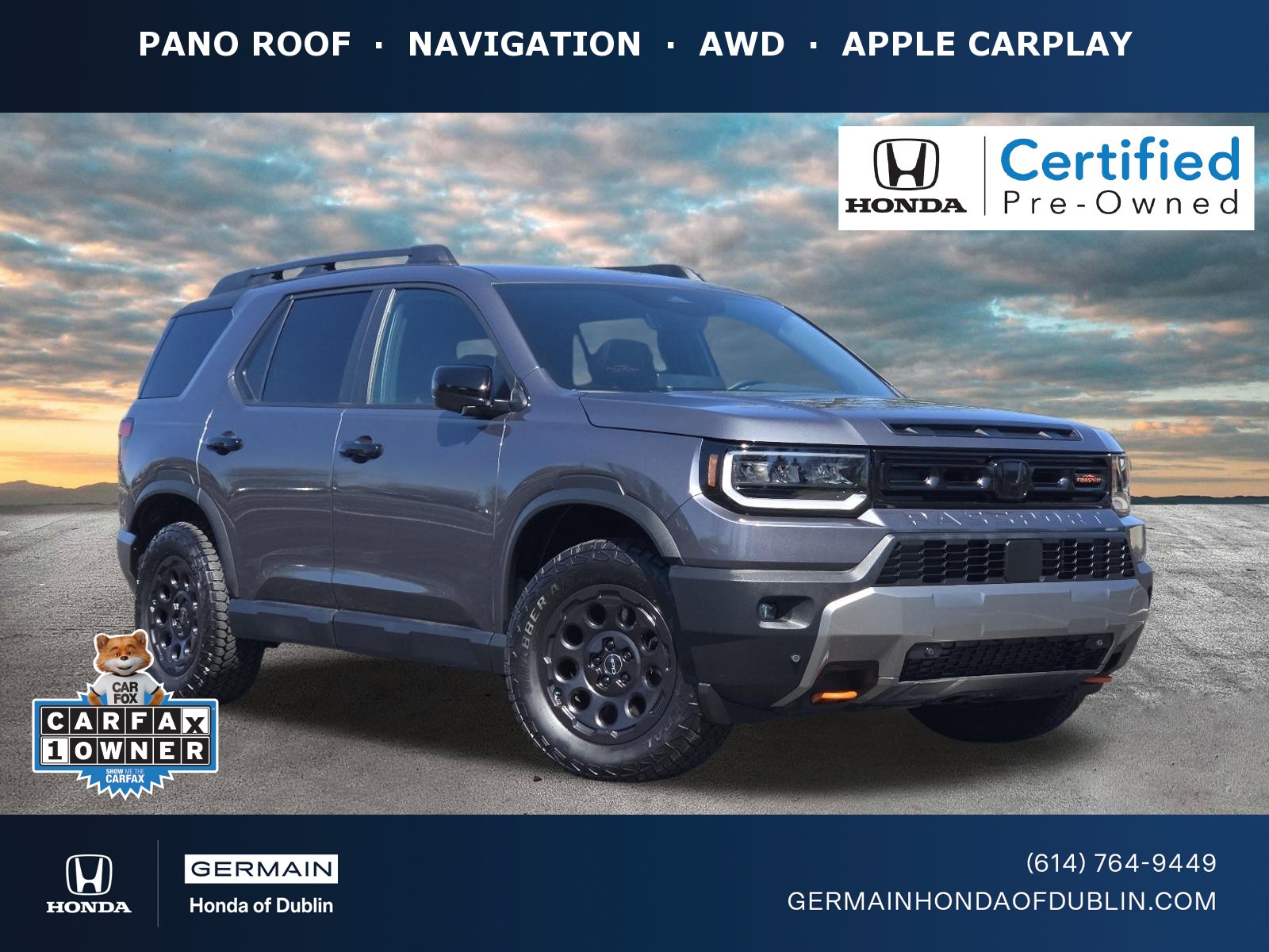 Certified 2026 Honda Passport TrailSport
