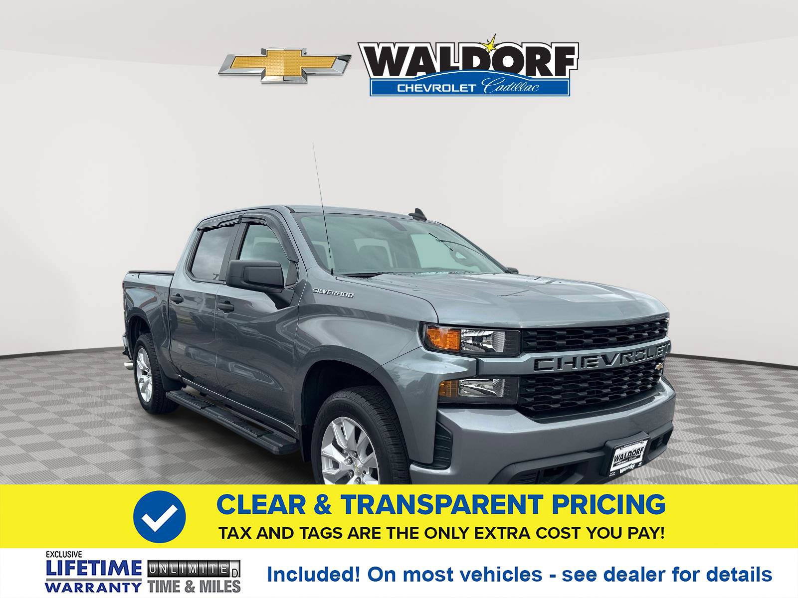 Used 2020 Chevrolet Silverado 1500 Custom w/ Custom Value Package