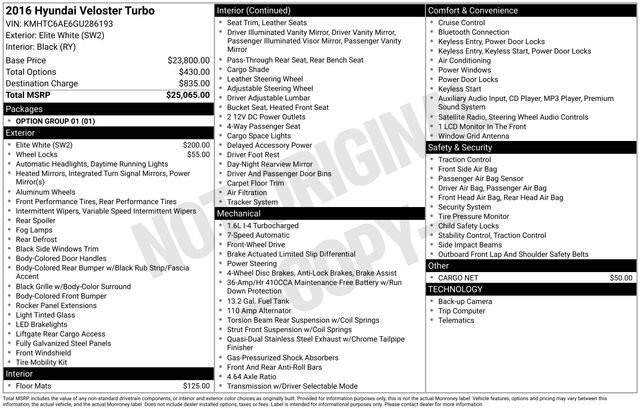 Used 2016 Hyundai Veloster Turbo image 12