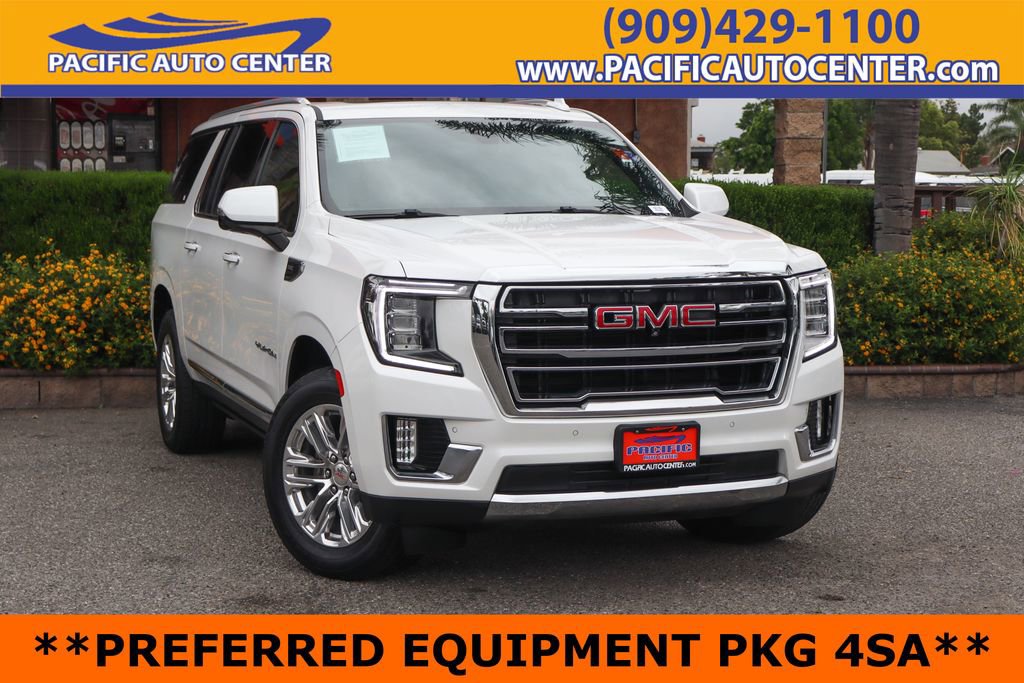 Used 2021 GMC Yukon XL SLT w/ SLT Premium Package image 1