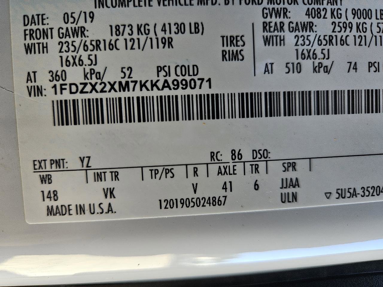 Used 2016 Ford Transit 350 XLT image 64