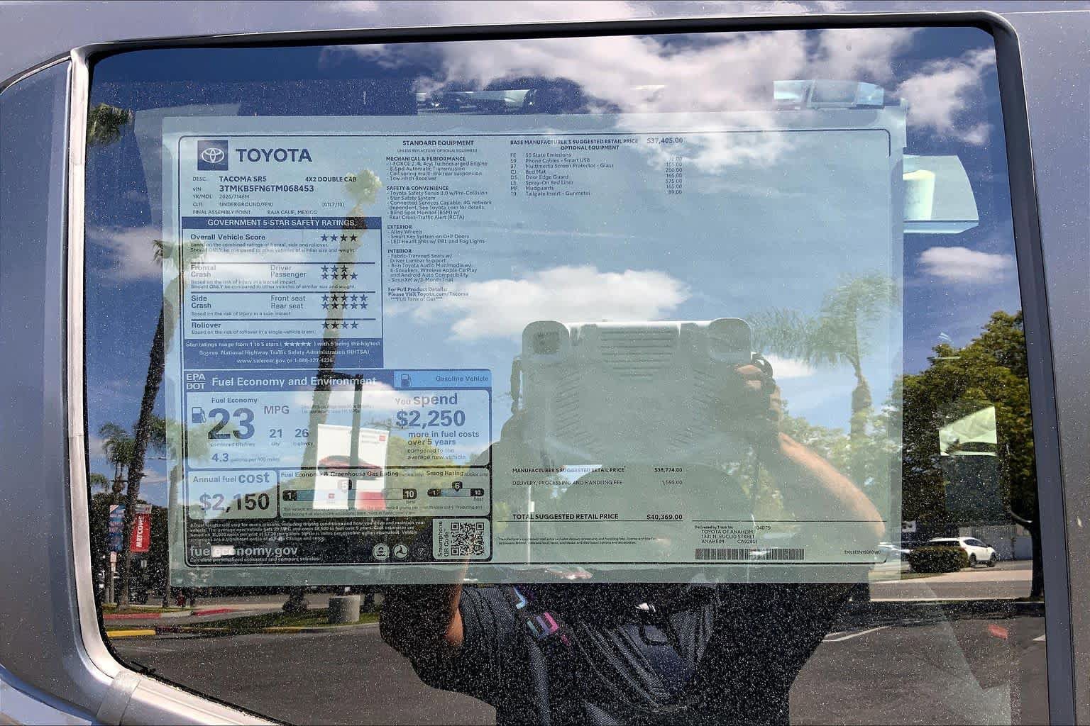 New 2026 Toyota Tacoma SR5 RWD image 22