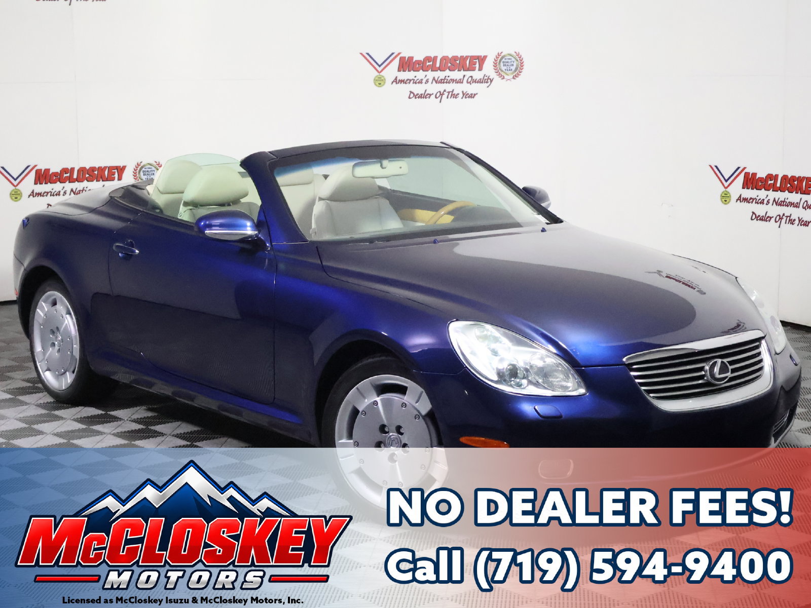 Used 2002 Lexus SC 430 Convertible