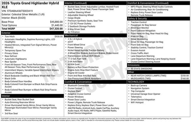Certified 2026 Toyota Grand Highlander XLE image 5