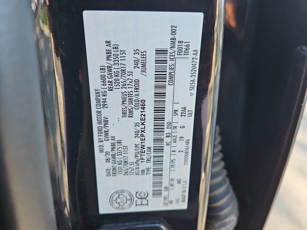 Used 2020 Ford F150 XLT w/ Trailer Tow Package AWD/4WD image 29