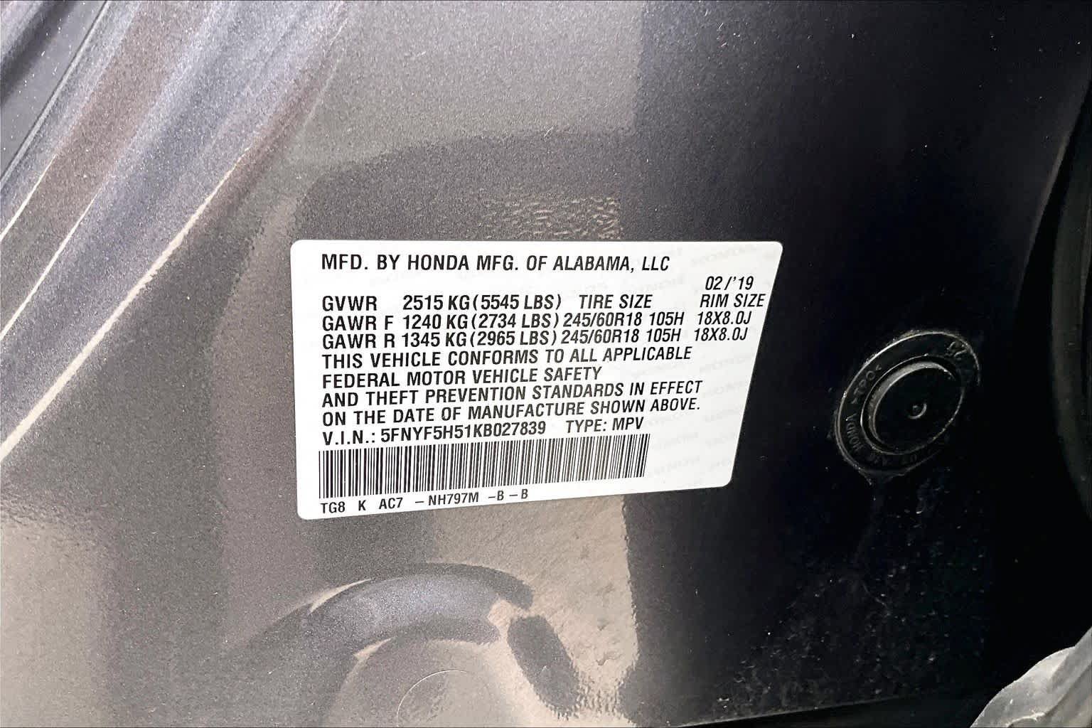 Used 2019 Honda Pilot EX-L image 33