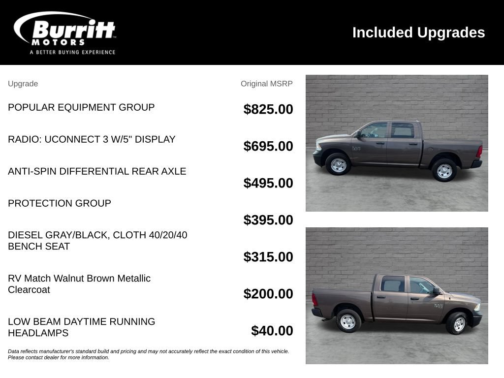 Used 2019 RAM 1500 Tradesman w/ Popular Equipment Group AWD/4WD image 3