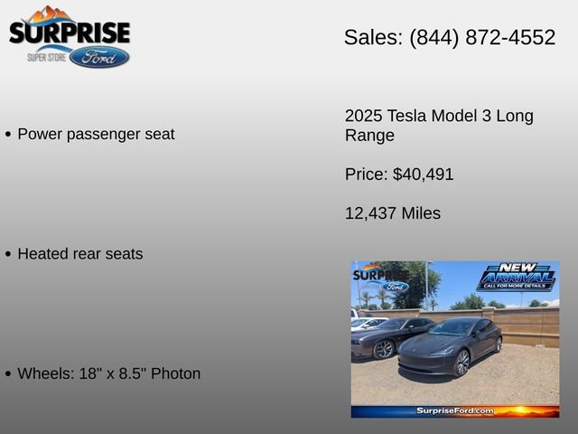 Used 2025 Tesla Model 3 Long Range AWD/4WD image 18