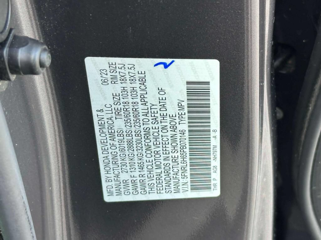 Certified 2023 Honda Odyssey EX-L image 16