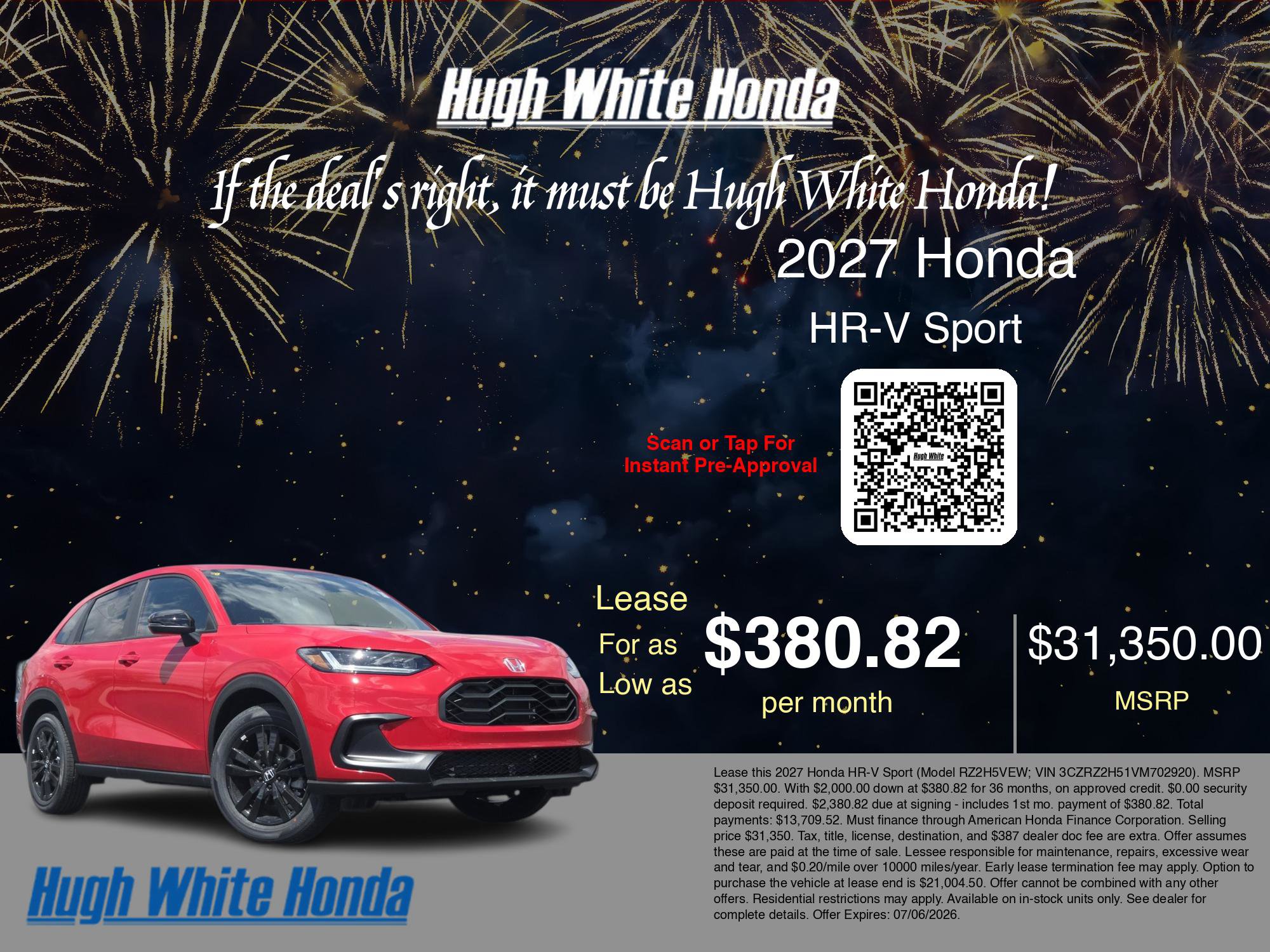 New 2027 Honda HR-V Sport image 3