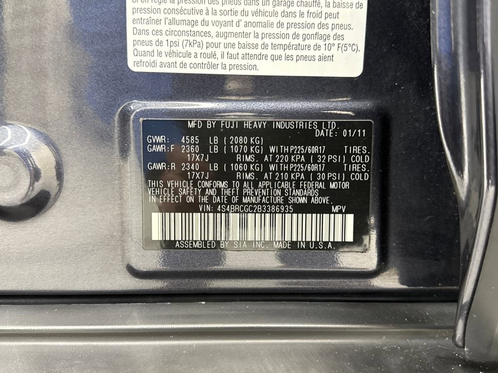 Used 2011 Subaru Outback 2.5i Premium image 26