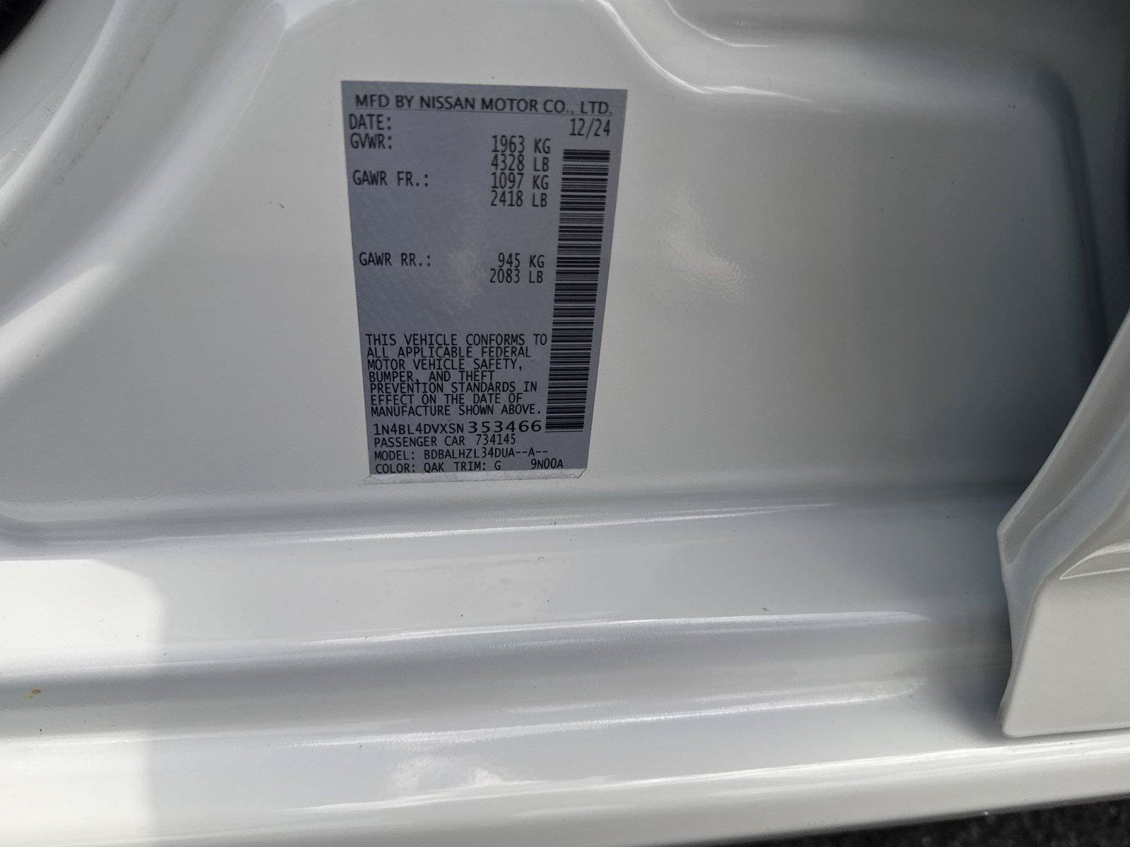 Used 2025 Nissan Altima 2.5 SV FWD image 37