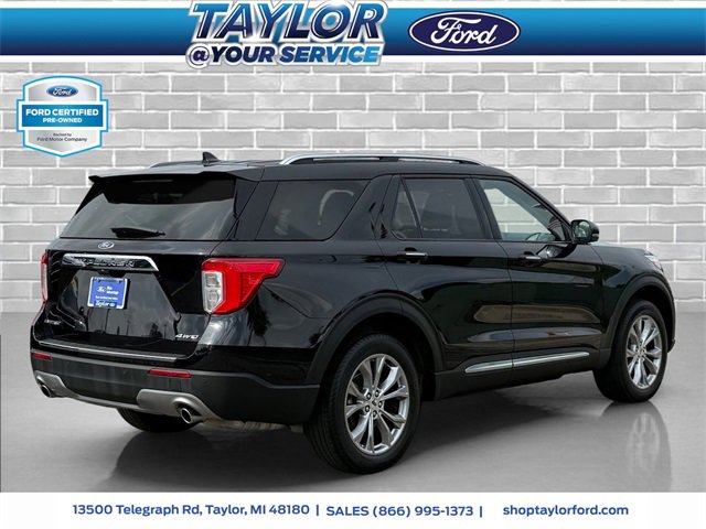 Certified 2022 Ford Explorer Limited w/ Equipment Group 301A image 3