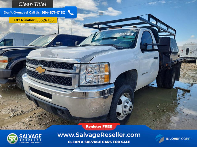 Used 2013 Chevrolet Silverado 3500 W/T RWD image 1