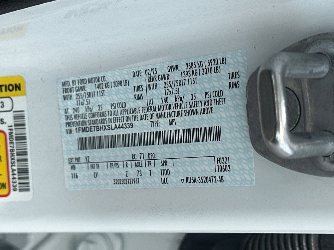 Certified 2025 Ford Bronco Big Bend AWD/4WD image 34