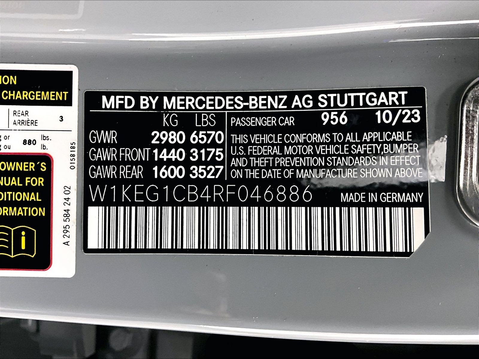Certified 2024 Mercedes-Benz EQE 350+ 4MATIC Sedan image 31