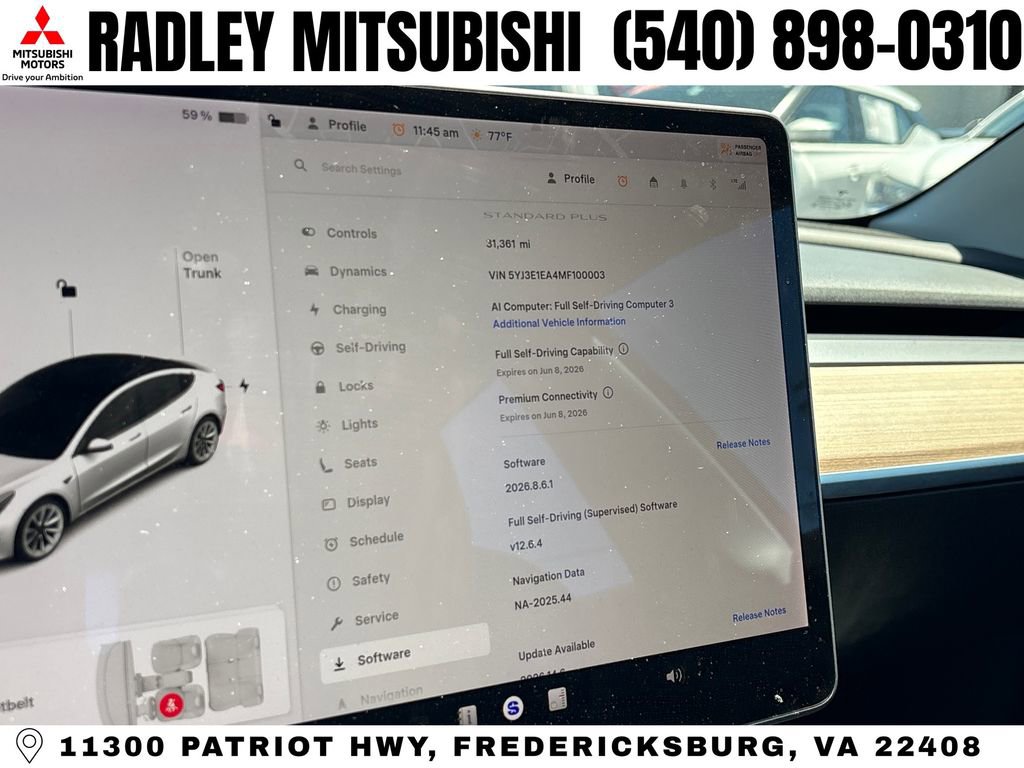 Used 2021 Tesla Model 3 Standard Range Plus RWD image 11