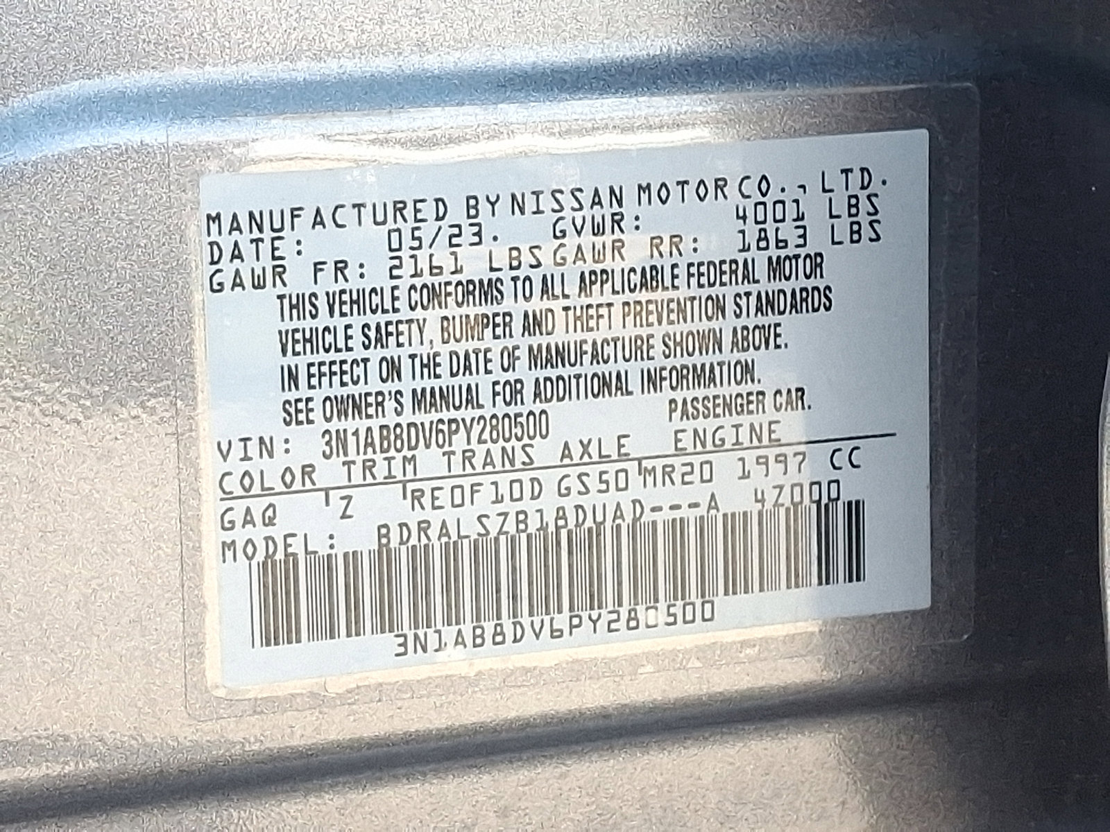 Used 2023 Nissan Sentra SR w/ SR Premium Package FWD image 27