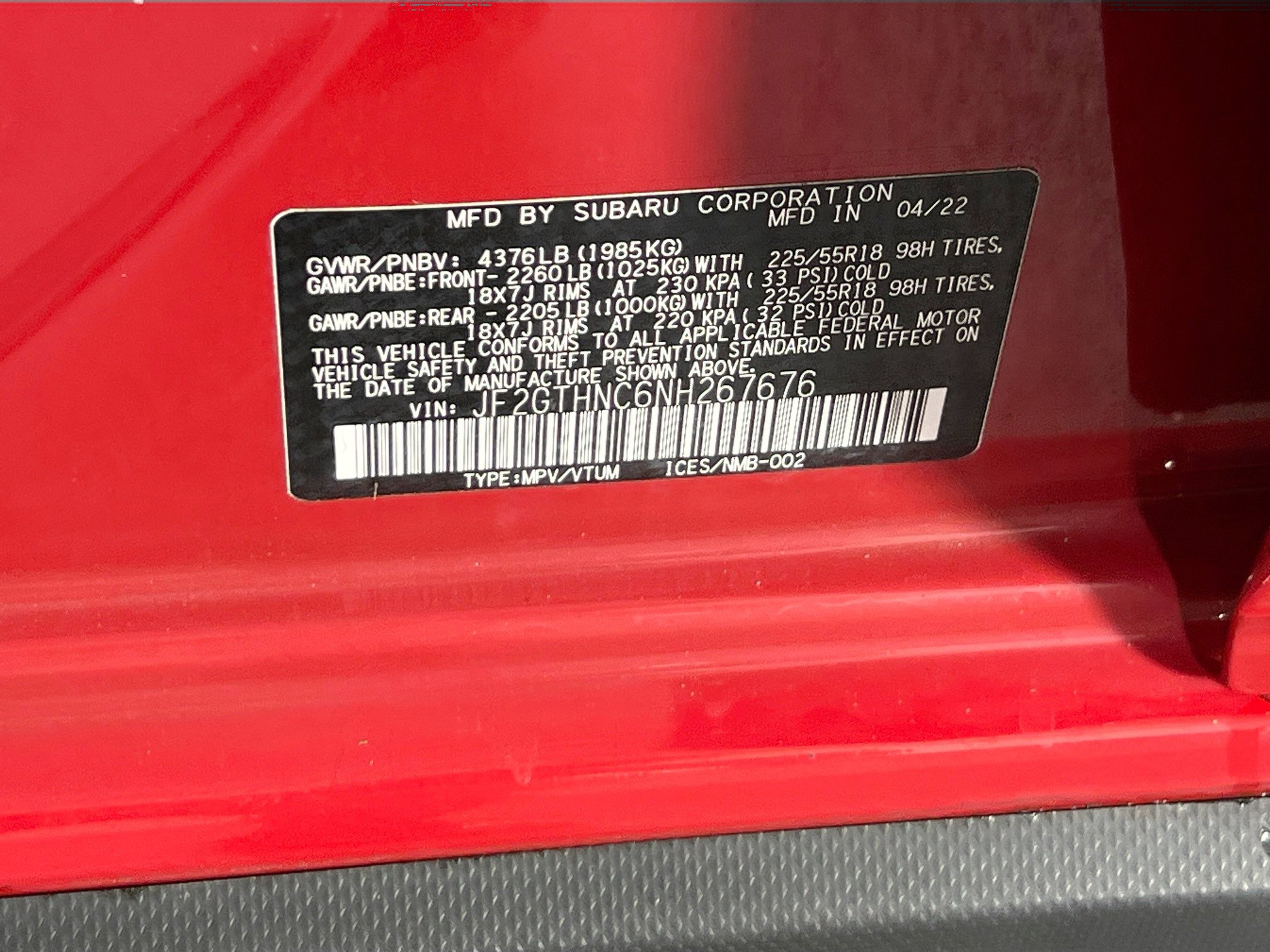 Used 2022 Subaru Crosstrek 2.5i Limited w/ Moonroof Package 2 image 33