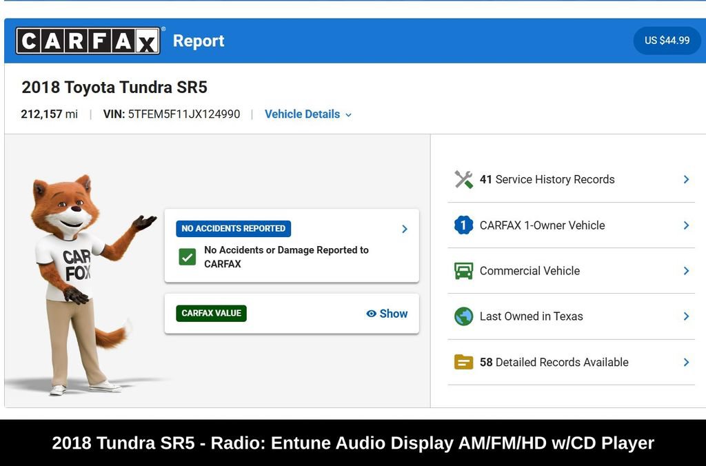 Used 2018 Toyota Tundra SR5 RWD image 9