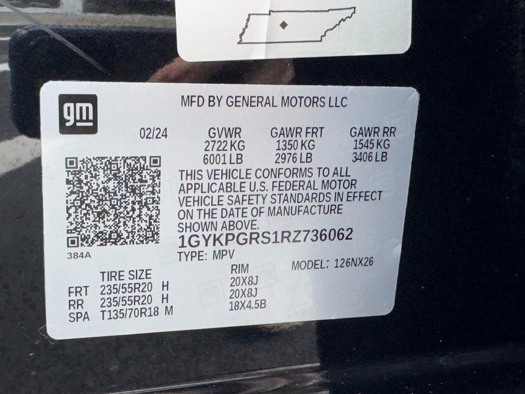 Used 2024 Cadillac XT6 Sport w/ LPO, Onyx Lite Package AWD/4WD image 30