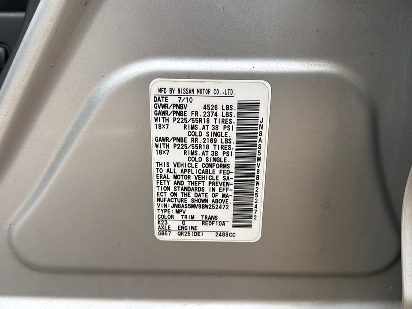 Used 2011 Nissan Rogue SV w/ SL Pkg image 41