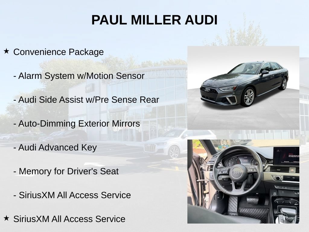 Used 2020 Audi A4 2.0T Premium w/ Convenience Package AWD/4WD image 9