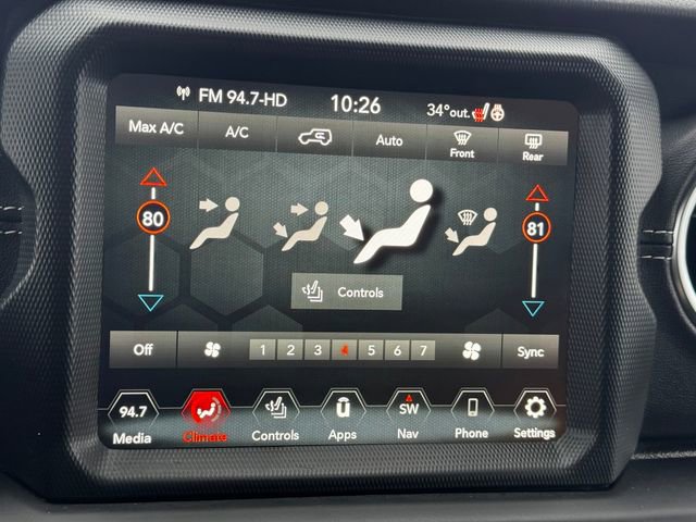 Certified 2022 Jeep Wrangler Unlimited Sahara w/ Cold Weather Group image 29