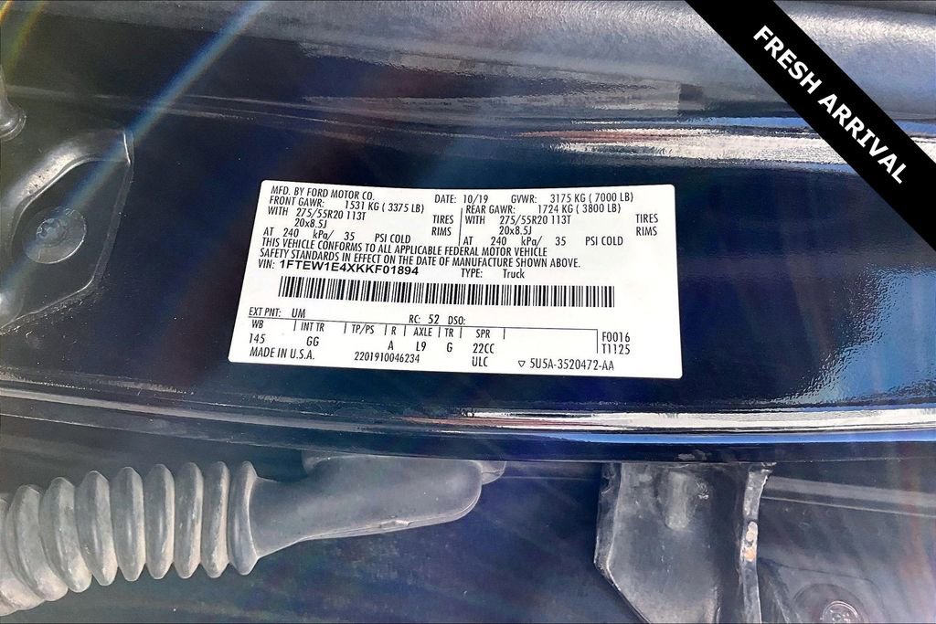 Used 2019 Ford F150 XL w/ Equipment Group 101A Mid image 19