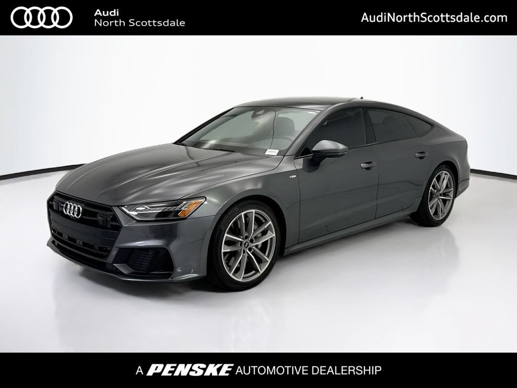 Certified 2023 Audi A7 3.0T Prestige w/ S Line Black Optic Package AWD/4WD image 1