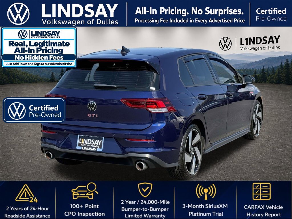 Certified 2023 Volkswagen GTI SE FWD image 8