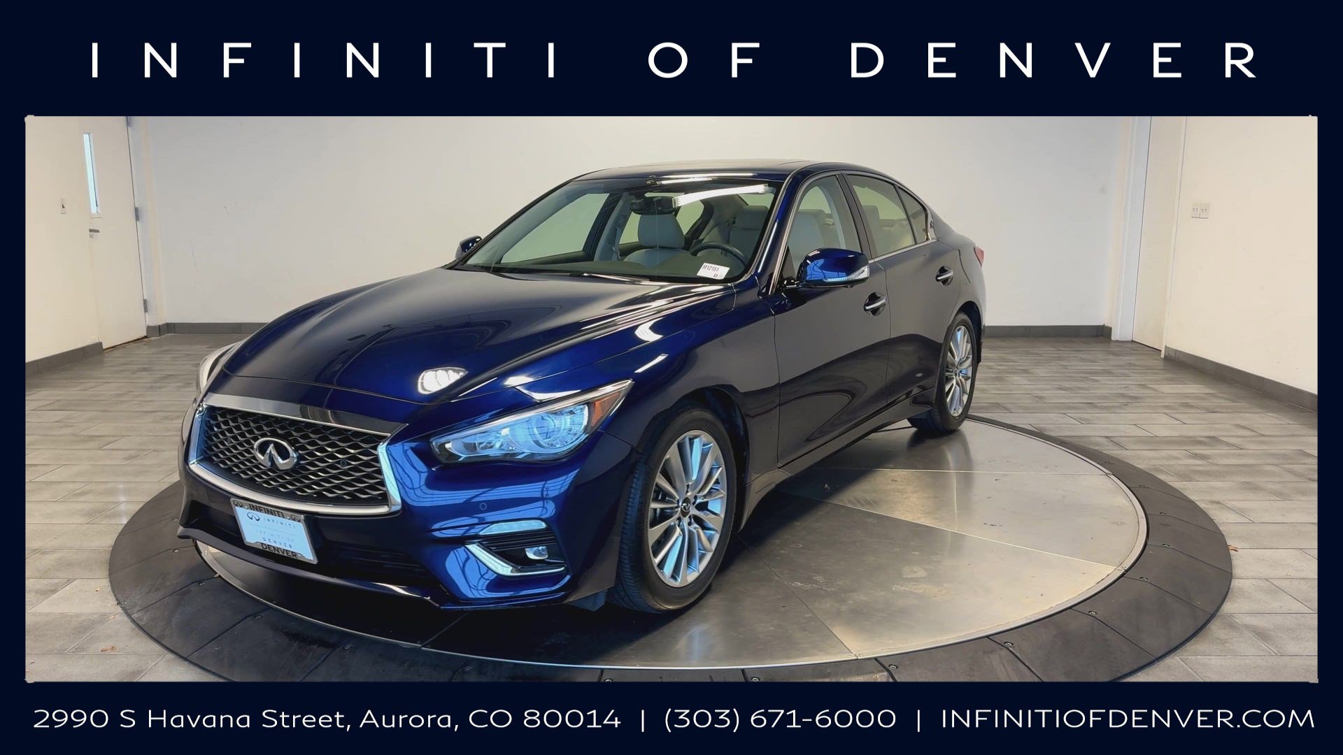 Certified 2023 INFINITI Q50 Luxe w/ Cargo Package