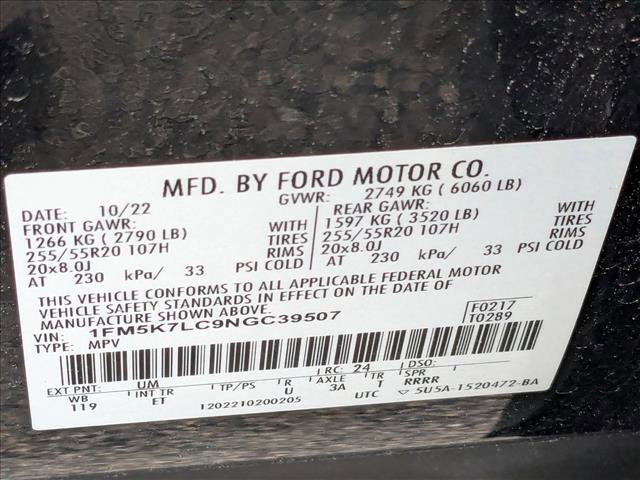 Certified 2022 Ford Explorer King Ranch w/ Technology Package image 25