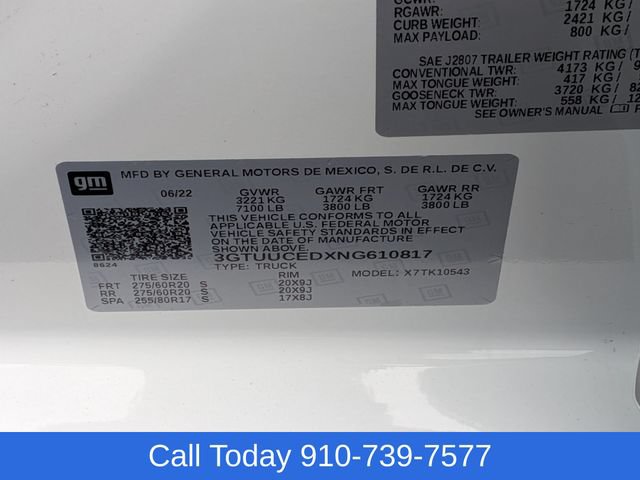 Used 2022 GMC Sierra 1500 Elevation w/ Preferred Package AWD/4WD image 40