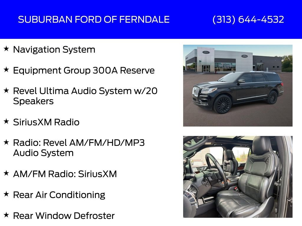Used 2019 Lincoln Navigator L Reserve AWD/4WD image 4