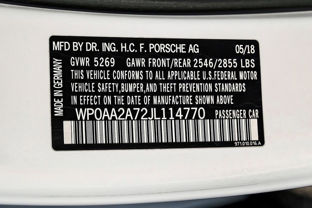 Used 2018 Porsche Panamera 4 AWD/4WD image 73
