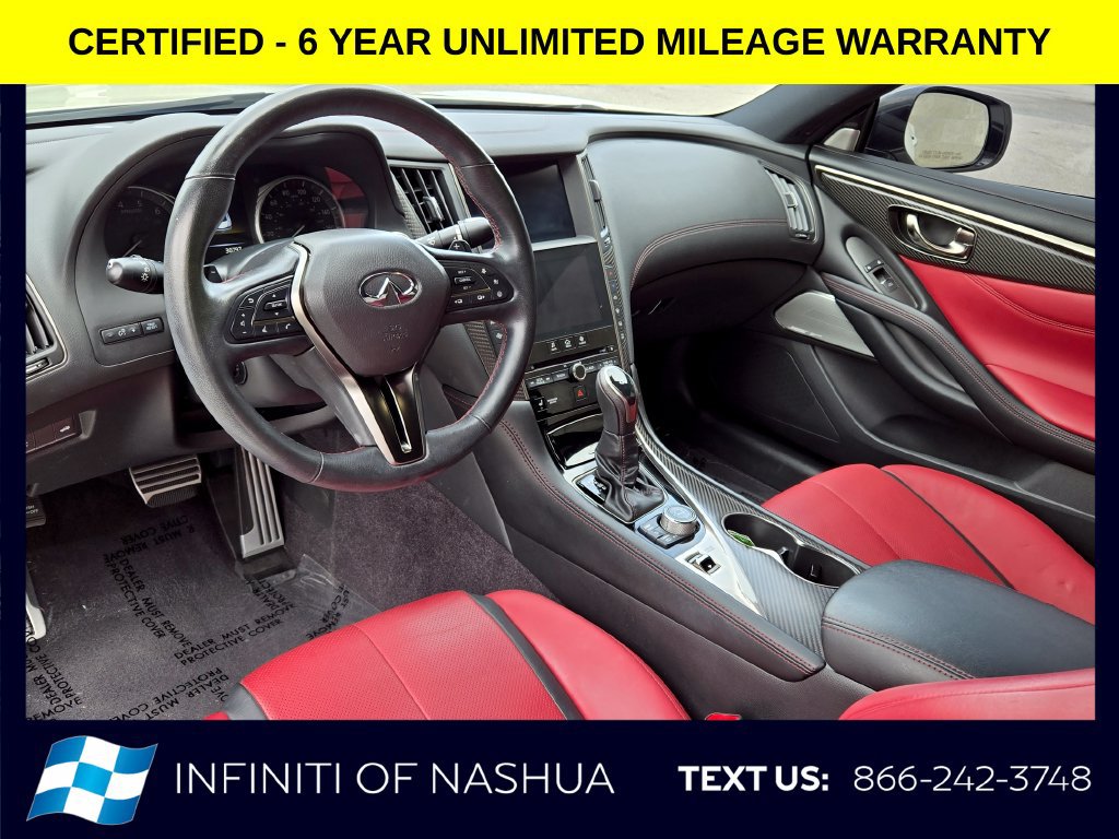 Certified 2022 INFINITI Q60 Red Sport 400 w/ Cargo Package AWD/4WD image 6