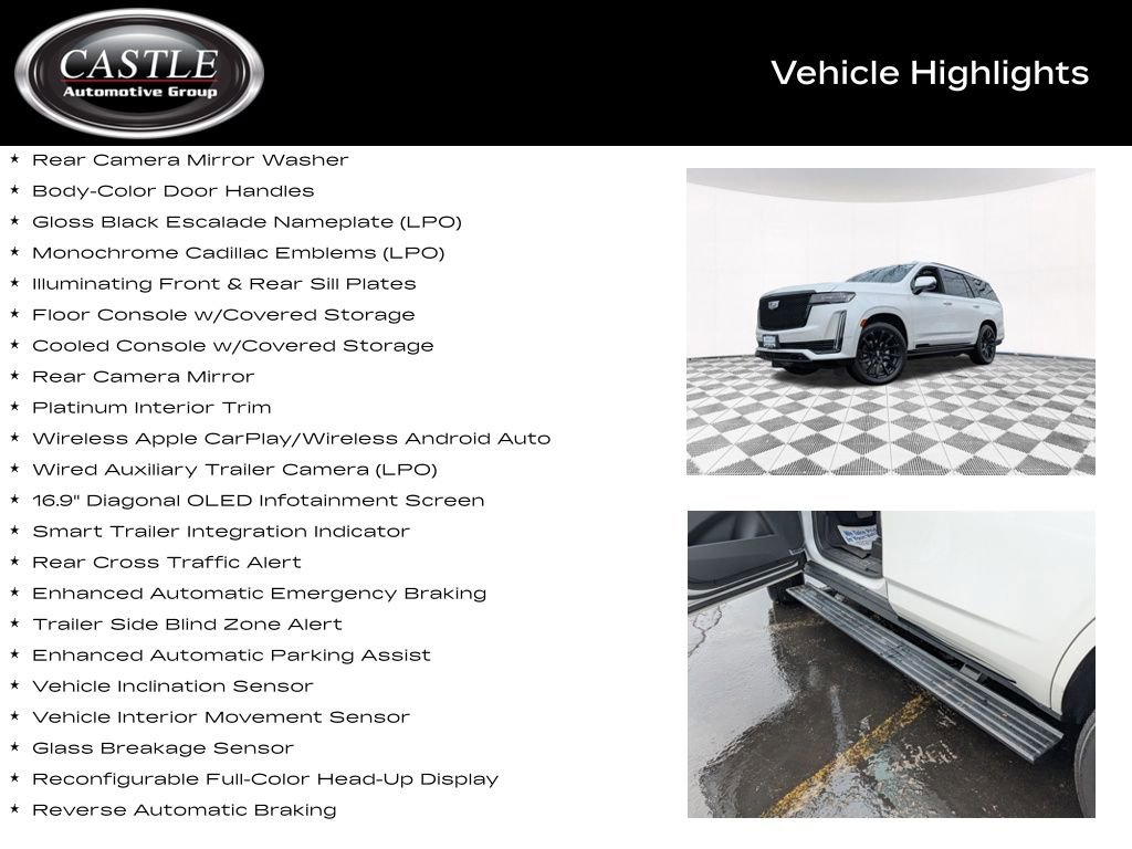 Certified 2024 Cadillac Escalade Sport Platinum w/ LPO, ONYX Package image 16