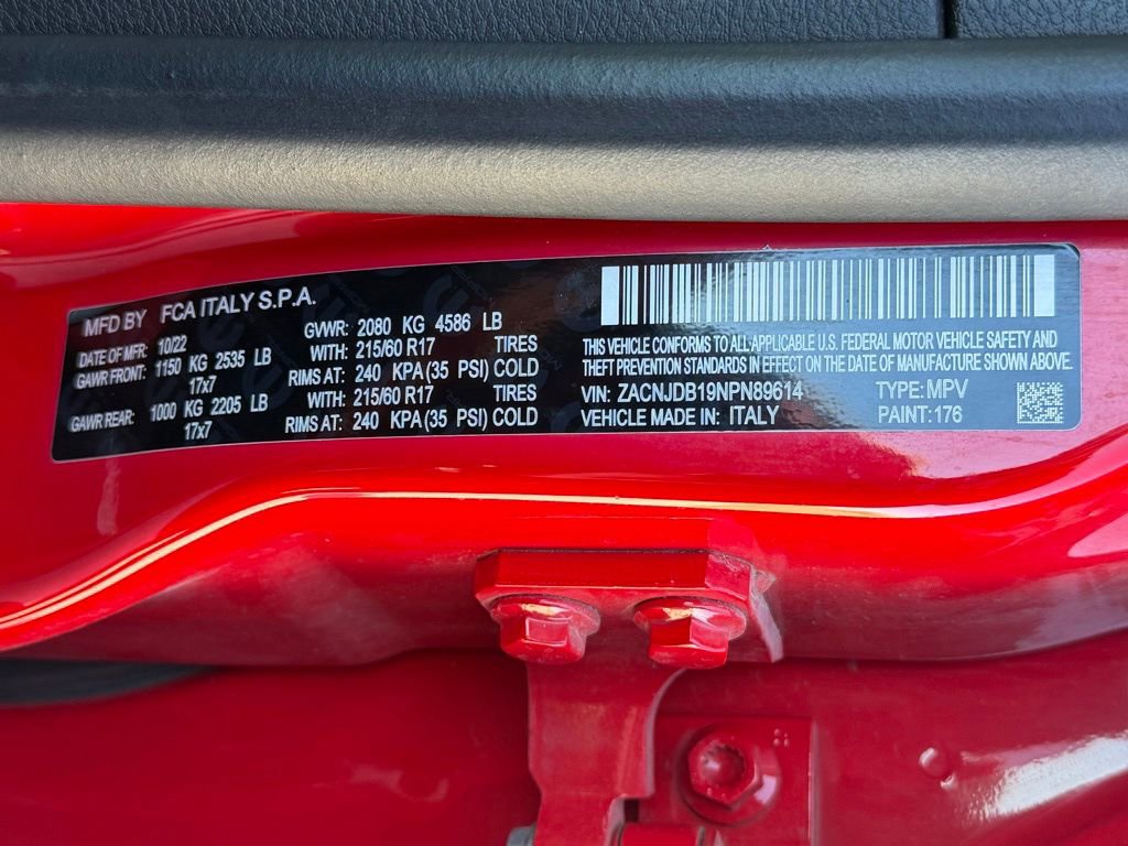 Used 2022 Jeep Renegade Latitude w/ Sun/Sound Group image 35