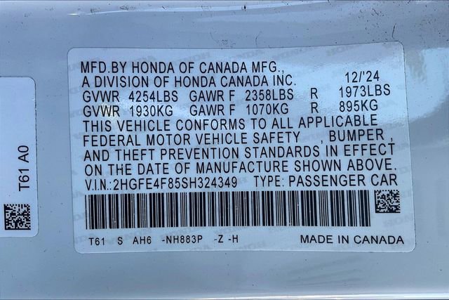 Used 2025 Honda Civic Sport image 35